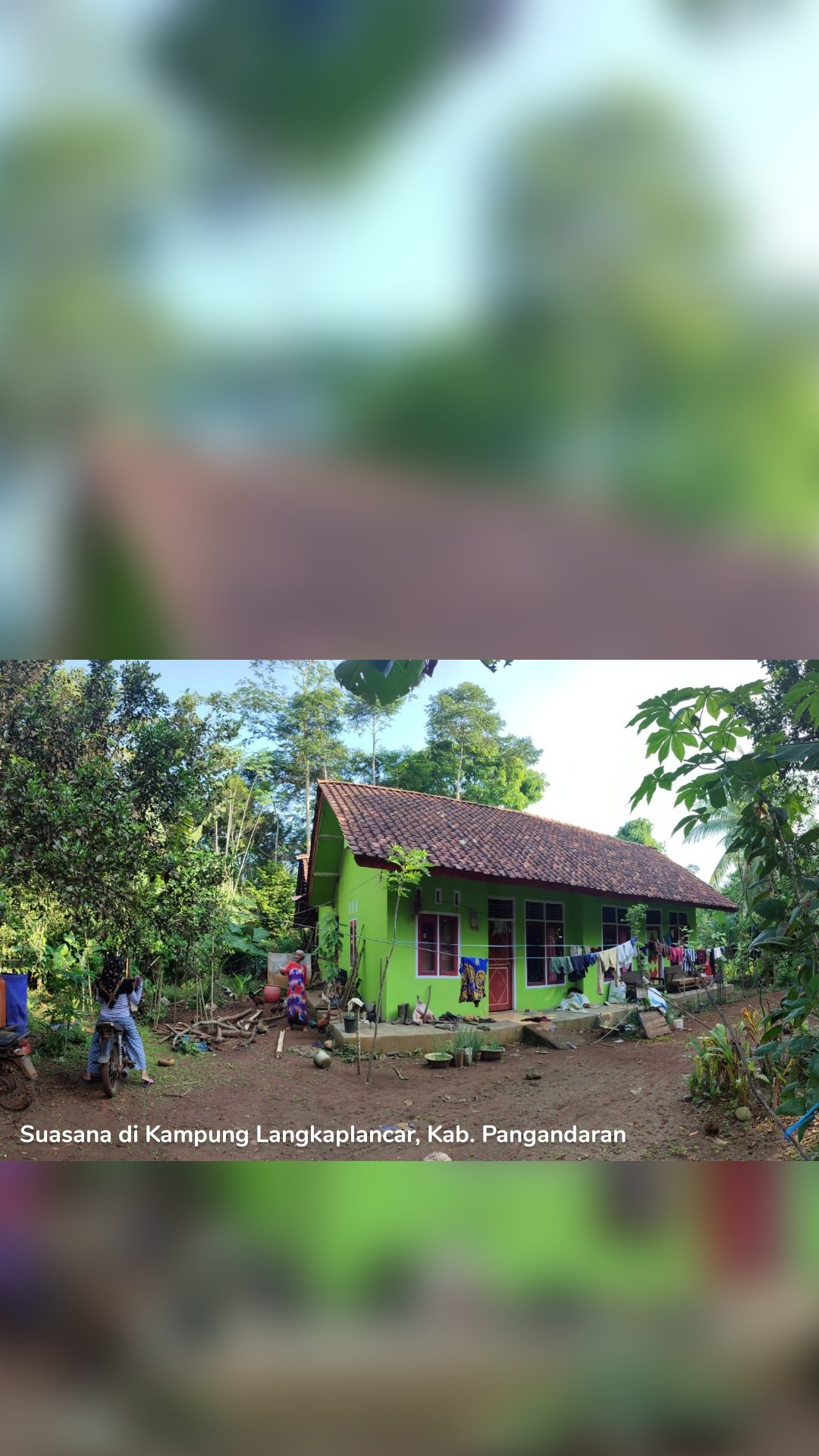 Suasana di Kampung Langkaplancar, Kab. Pangandaran